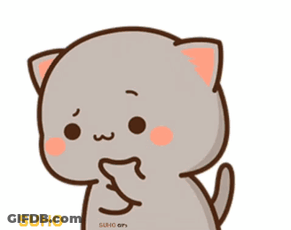 Cartoon Cat Thinking GIF