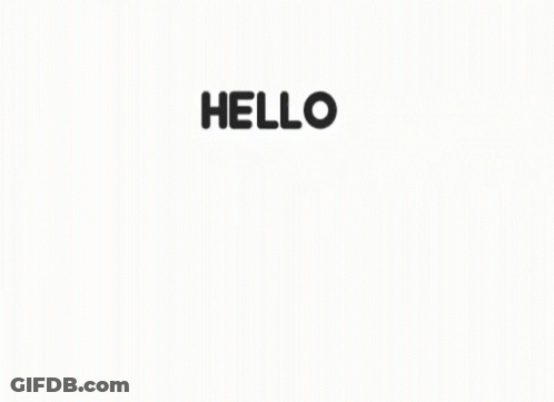 Cartoon Cat Waving Paw Saying Hello GIF