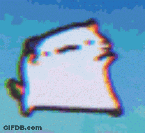 Cartoon Cat With Blue Background GIF