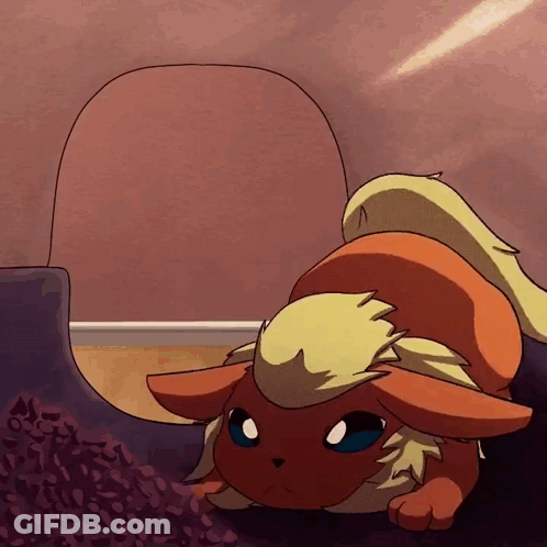 Cartoon Cat With Blue Eyes Laying On Back GIF