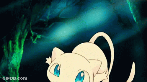 Cartoon Cat With Blue Eyes Looking In Dark GIF