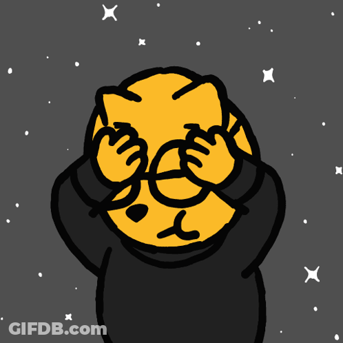Cartoon Cat With Donut On Face GIF