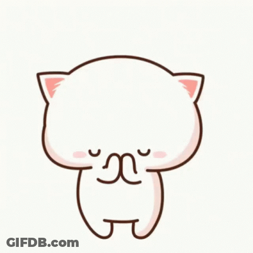 Cartoon Cat With Heart In Mouth GIF