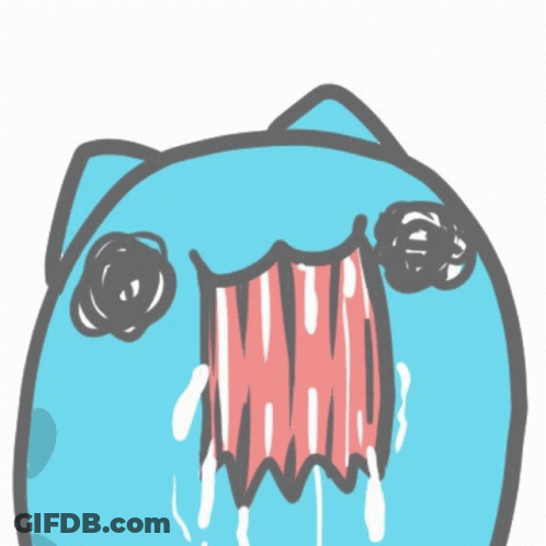 Cartoon Cat With Large Mouth GIF