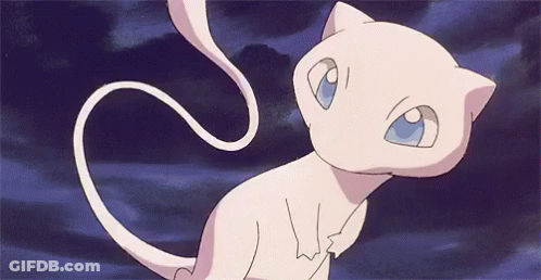 Cartoon Cat With Long Tail In Cloudy Sky GIF