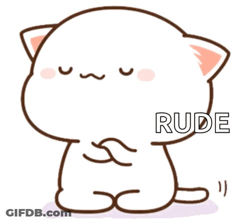 Cartoon Cat With Oops Text GIF