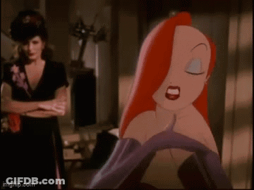 Cartoon Cat With Orange Eyes Saying Really GIF