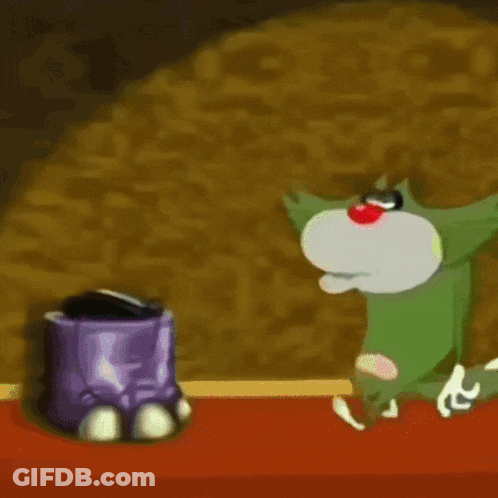 Cartoon Cat With Red Nose Talking On Telephone GIF