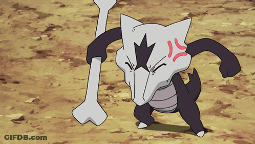 Cartoon Cat With Skull Face GIF