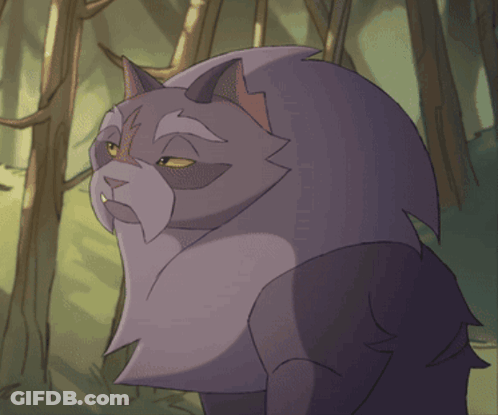 Cartoon Cat With Word Ang GIF