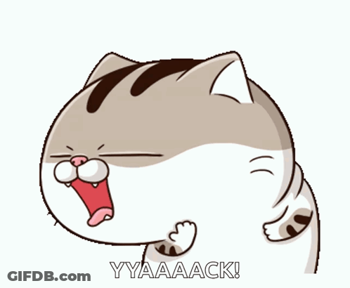 Cartoon Cat Yyaaack GIF