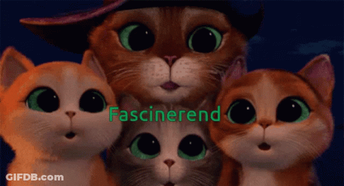 Cartoon Cats Standing Together With Fascinaerend GIF