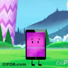 Cartoon Cell Phone With Face Arms Legs GIF