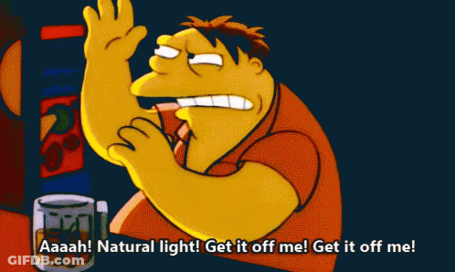 Cartoon Character Aaah Natural Light Get It Off Me GIF