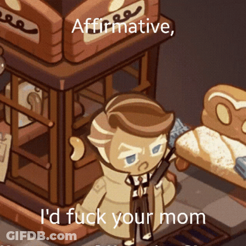Cartoon Character Affirmative I'd Fuck Your Mom GIF