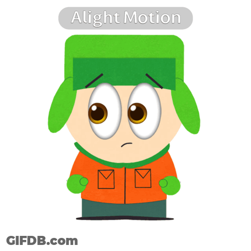 Cartoon Character Alight Motion GIF