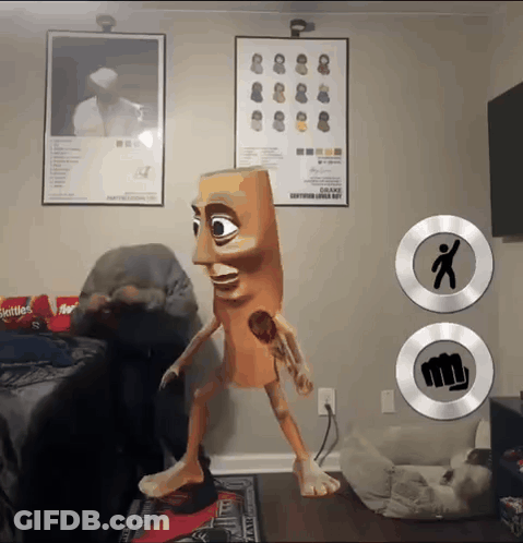 Cartoon Character And A Few Good Men Poster GIF