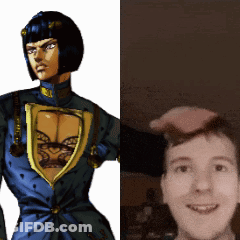 Cartoon Character And Person GIF