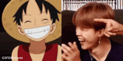 Cartoon Character And Person Pointing At Ear GIF