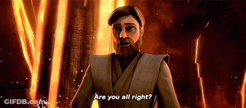 Cartoon Character Asking Are You All Right GIF