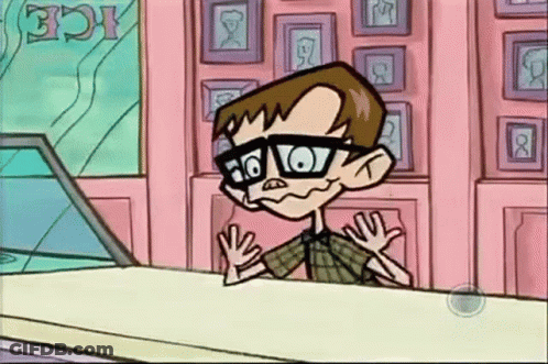 Cartoon Character At Ice Cream Shop GIF