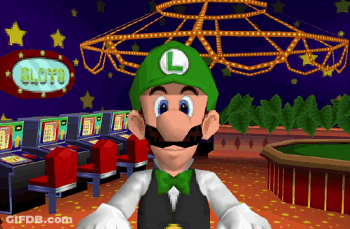 Cartoon Character At Sloto Casino GIF