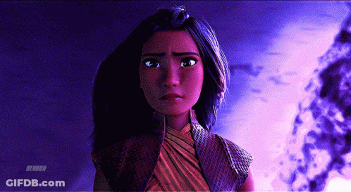 Cartoon Character Benoit On Purple Background GIF