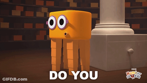 Cartoon Character Beside Drawer Saying Do You GIF
