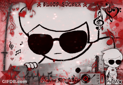Cartoon Character Blood Sucker GIF