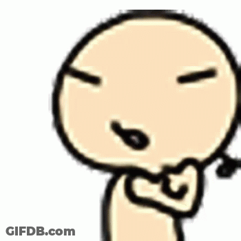 Cartoon Character Blowing Bubble Funny Face GIF
