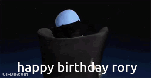 Cartoon Character Blowing Out Birthday Candles GIF