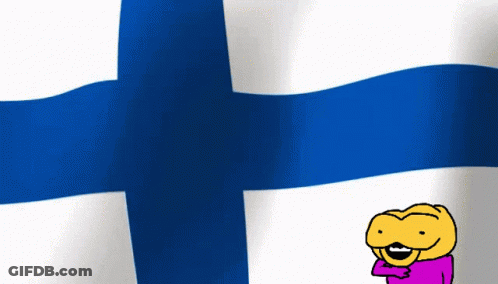 Cartoon Character Blue And White Cross GIF
