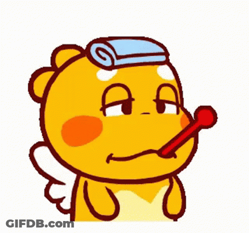Cartoon Character Brushing Teeth With Toothbrush GIF