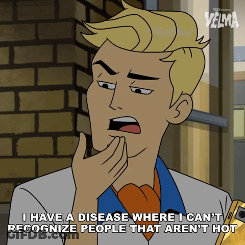 Cartoon Character Can't Recognize People Disease GIF