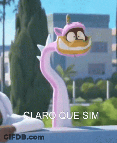 Cartoon Character Claro Que Sim GIF