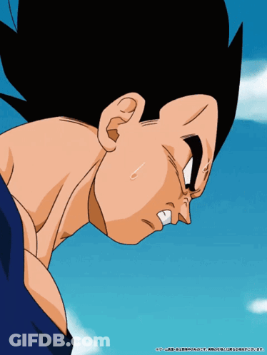 Cartoon Character Close-Up Blue Background GIF