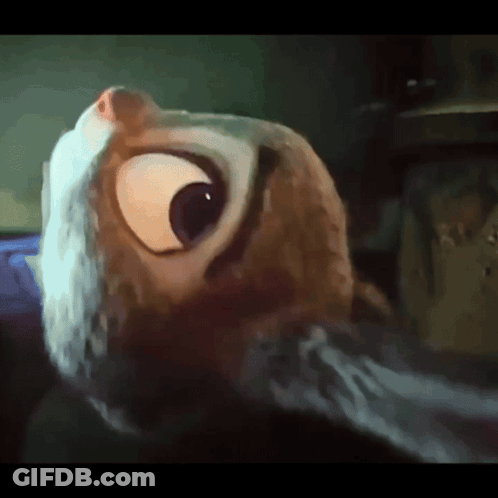 Cartoon Character Close Up Face GIF
