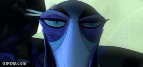 Cartoon Character Close Up Face GIF