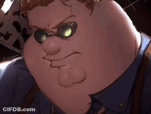 Cartoon Character Close Up Rankokai GIF
