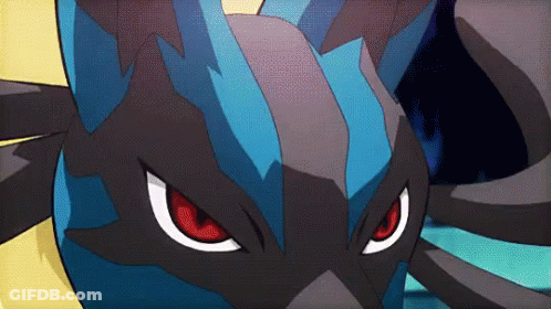 Cartoon Character Close Up Red Eyes GIF