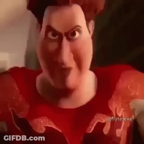 Cartoon Character Close Up Red Shirt GIF