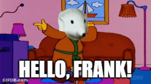 Cartoon Character Close Up With Big Eye GIF