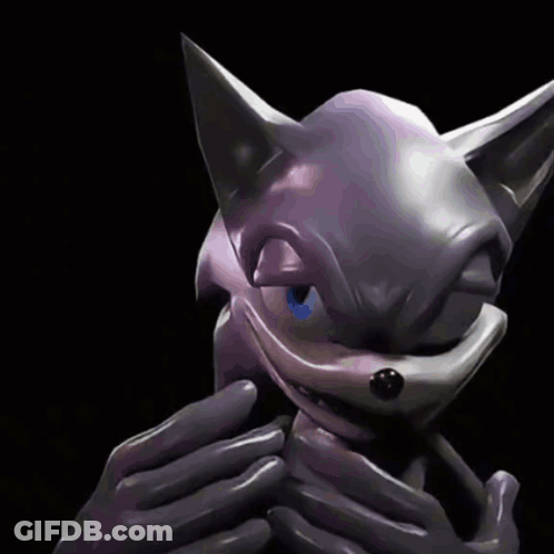 Cartoon Character Close Up With Blue Eye GIF