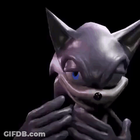 Cartoon Character Close Up With Blue Eyes GIF
