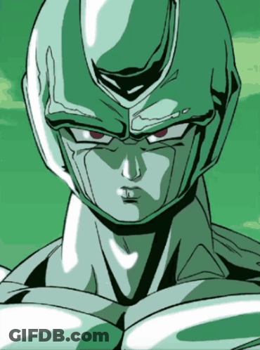 Cartoon Character Close Up With Helmet GIF