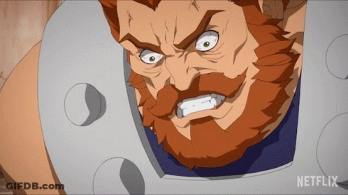 Cartoon Character Close Up With Netflix Logo GIF