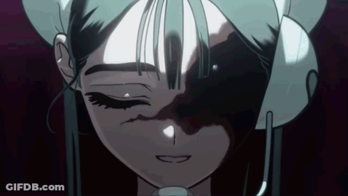 Cartoon Character Close Up With Shadow GIF