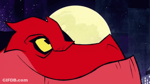Cartoon Character Close Up Yellow Eye GIF