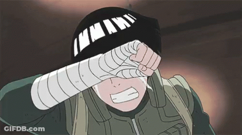 Cartoon Character Covering Face With Hand In Black Hat GIF