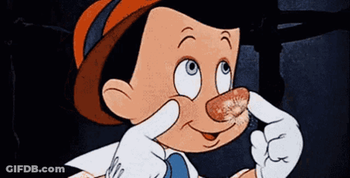 Cartoon Character Covering Nose GIF